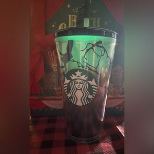 Starbucks 2022 Fall Halloween Raven’s Perch Glow In The Dark 16 Oz Tumbler New